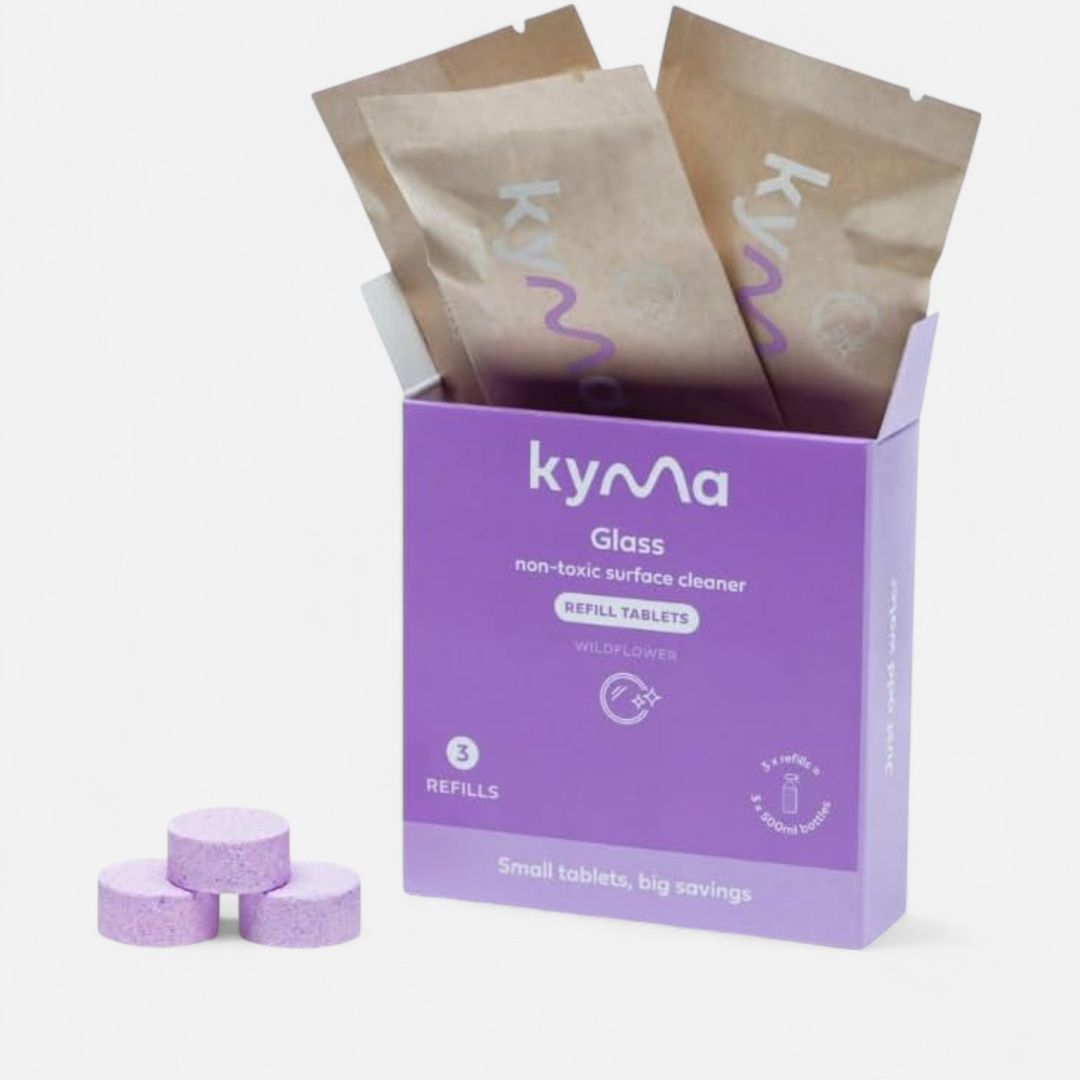 Kyma Lavender Glass Cleaner Refill Packs 35g (3 x 500ml)