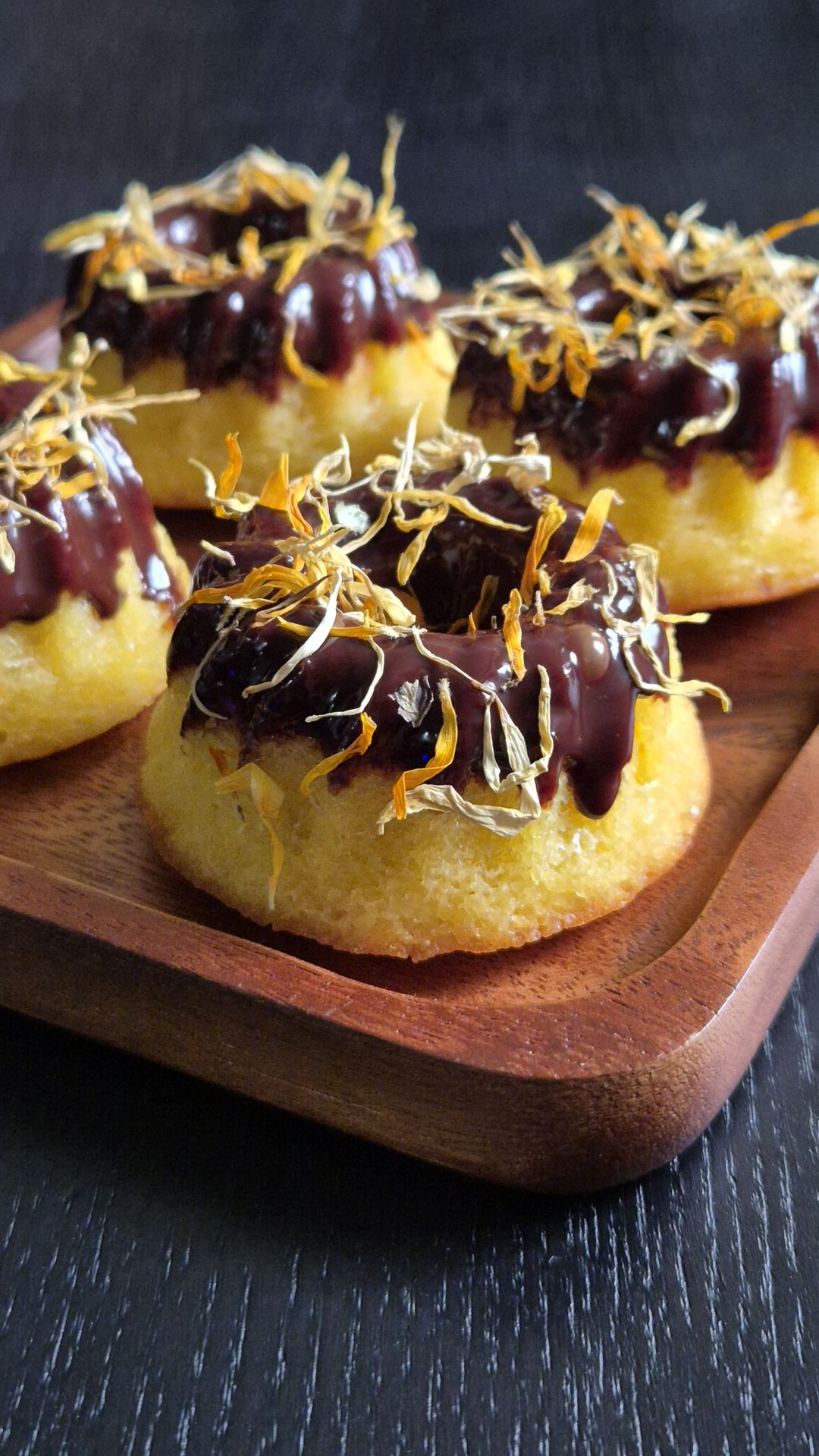 (PRE-ORDER) Mini Orange Cake with Dark Chocolate Glaze