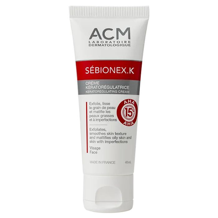 ACM Sébionex.K - Crème Kératorégulatrice - Visage - Peaux Grasses ou à Imperfections , 40ml