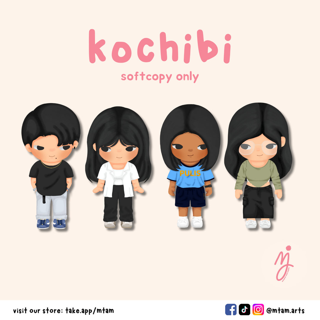 [SOFTCOPY ONLY] Customized Kochibi Art