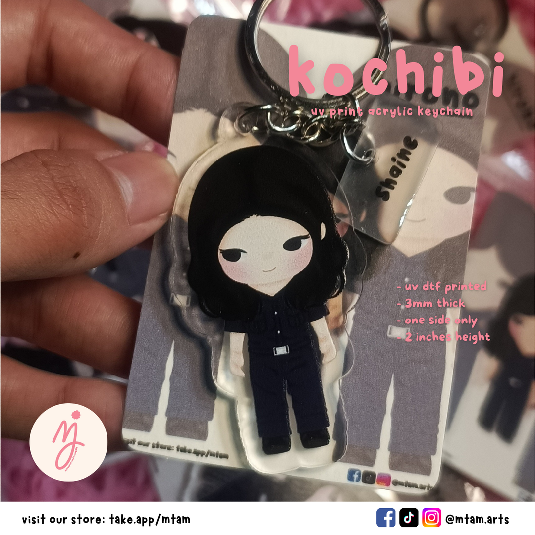 UV Print Kochibi Acrylic Keychains