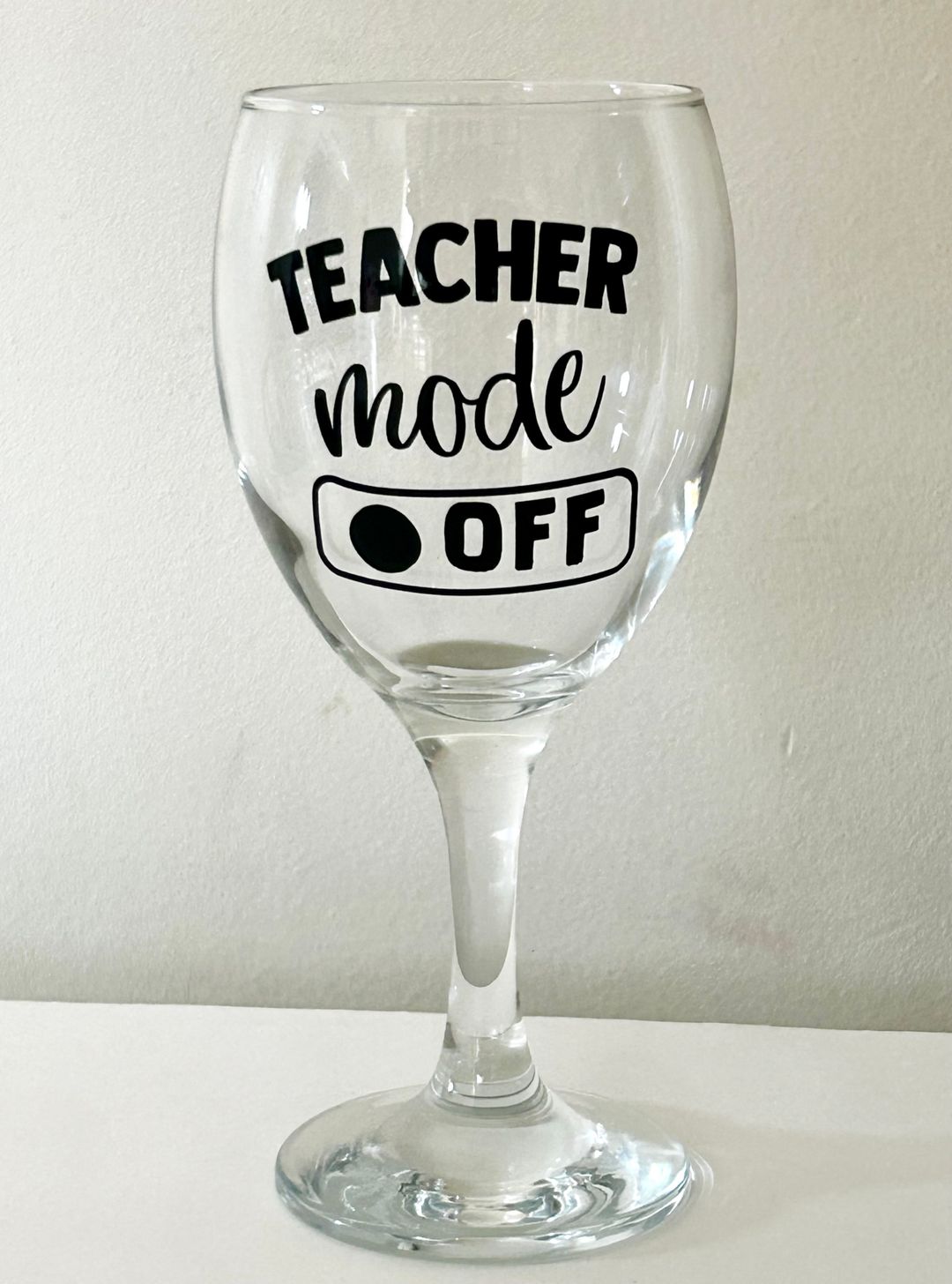 Teacher wine glass 🍷 