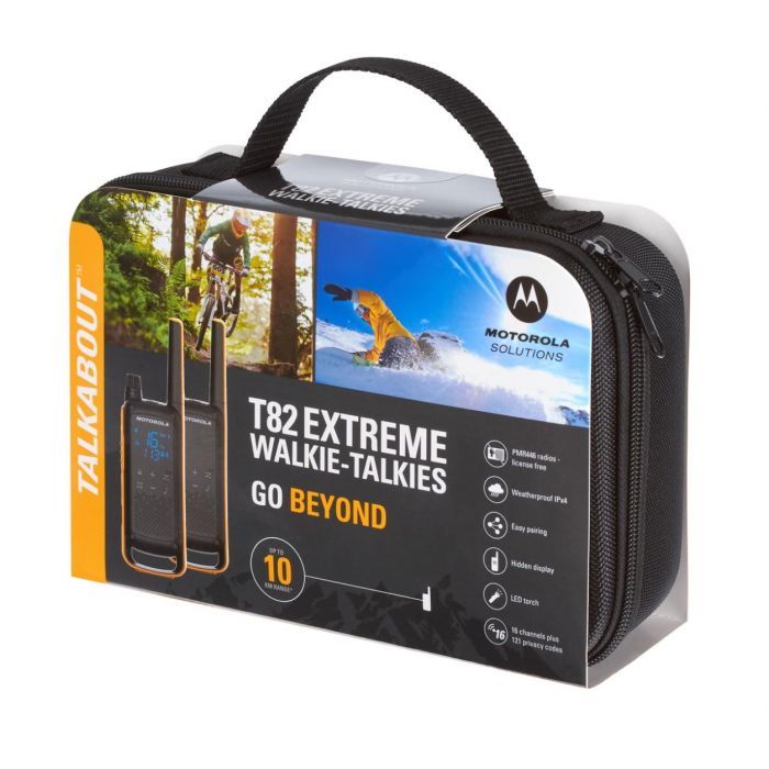 Motorola T82 Extreme Pack de 2 talkies walkies robustes IPX4 