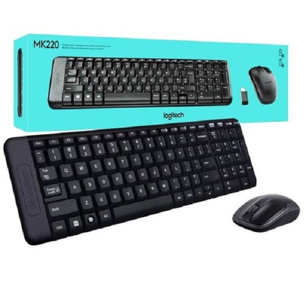 Clavier et souris sans fil Logitech MK220 
