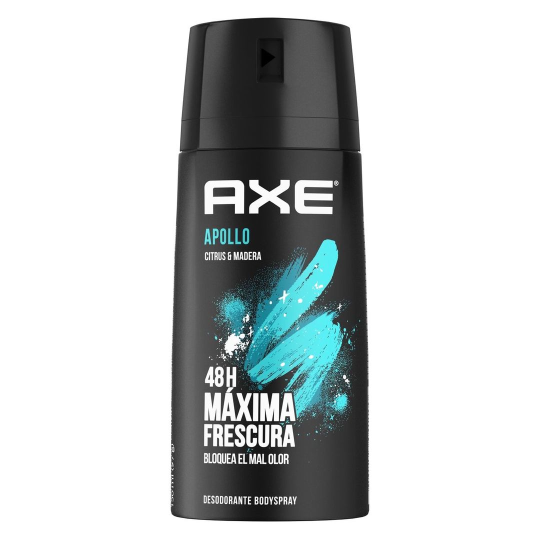 Axe Desodorante Apollo, Citrus & Madera, Máxima Frescura 150 Ml
