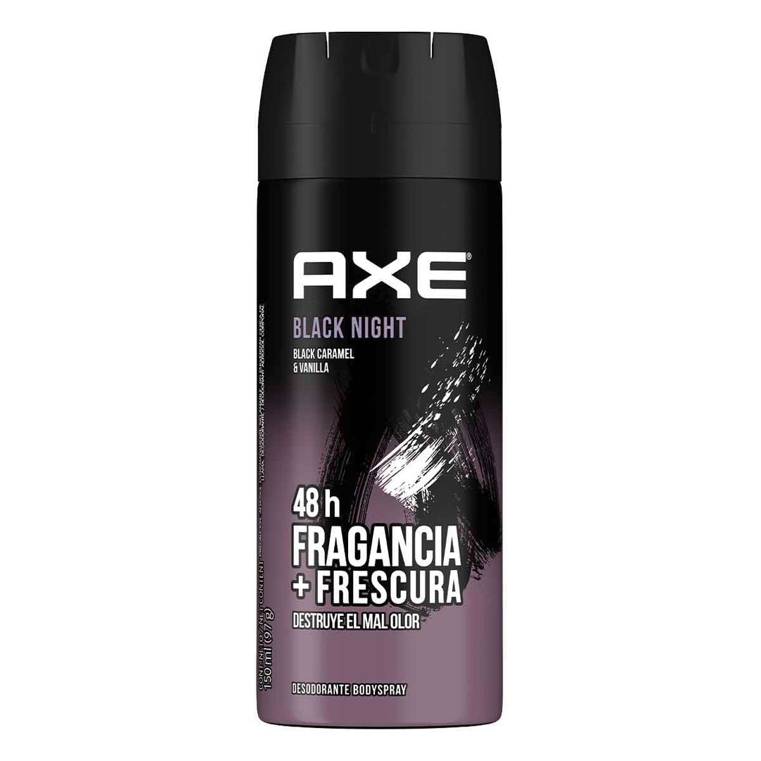 Axe Desodorante Black Night, Black Caramel & Vanilla, Máxima Frescura 150 Ml