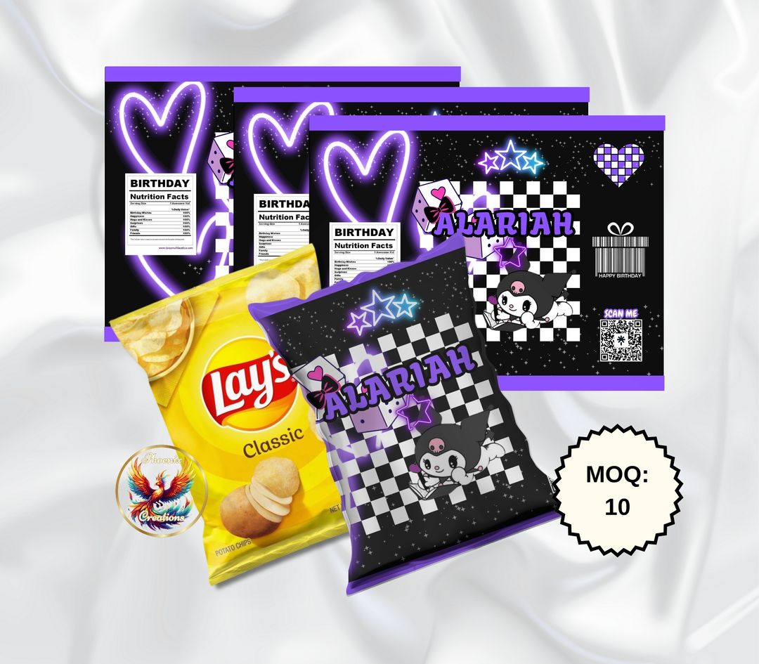 Personalised Chip Bag