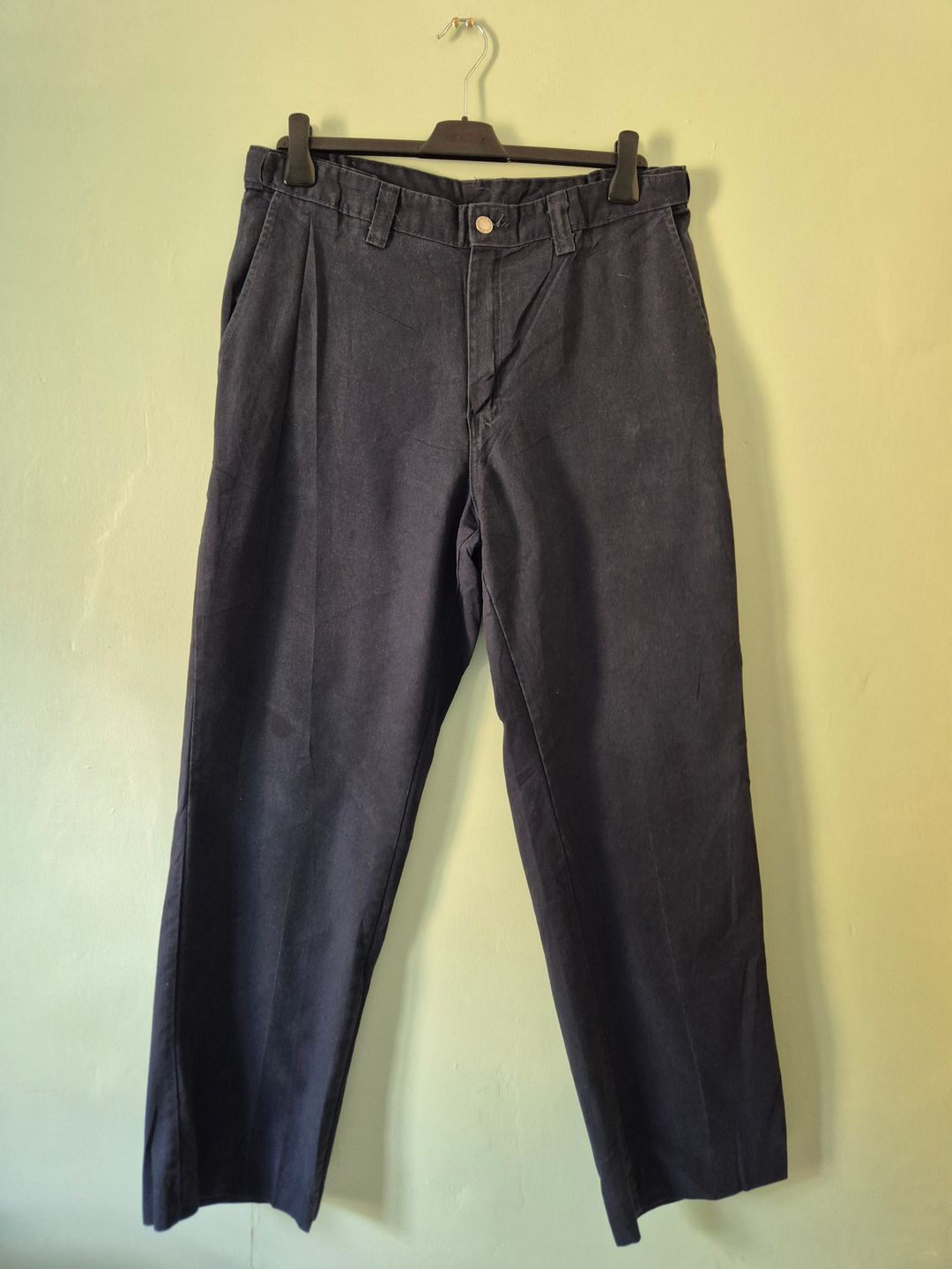 Dickies Flex Stretch Waist Navy Mens Trousers size 34 x 30
