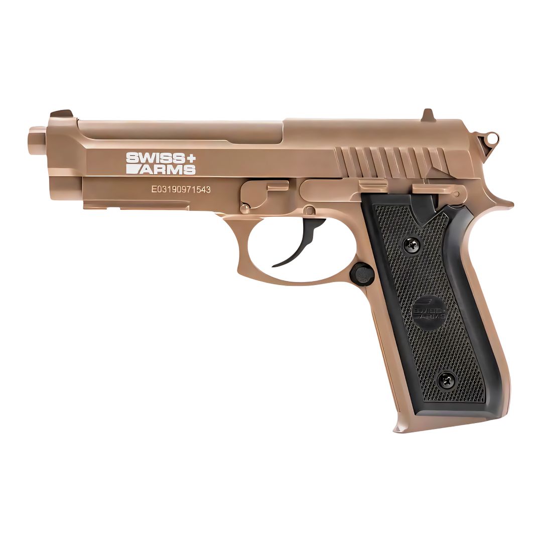 Swiss Arms Beretta PT92 Tan Semi Auto (2.5 Joules)