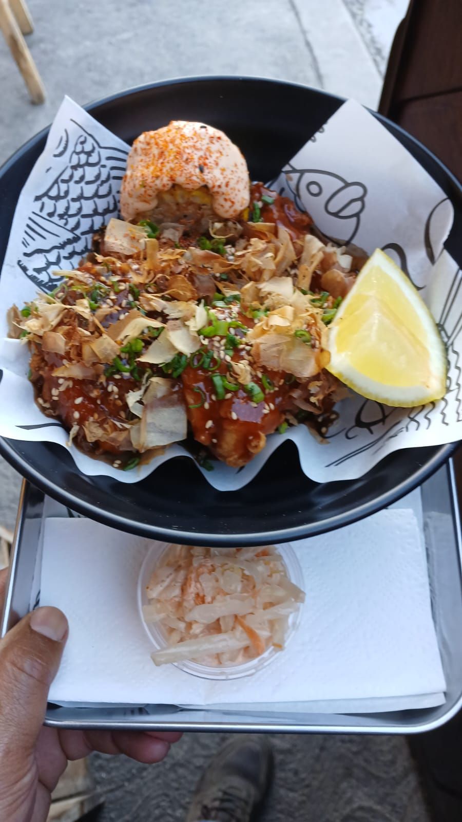Tazon de pollo frito 