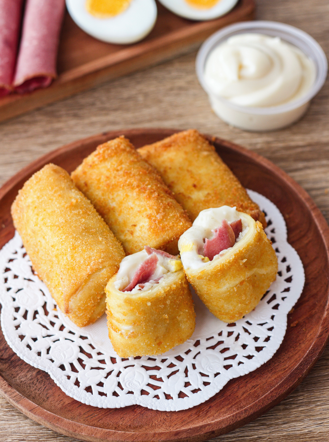 Smoked Beef & Egg Mayo Rissole