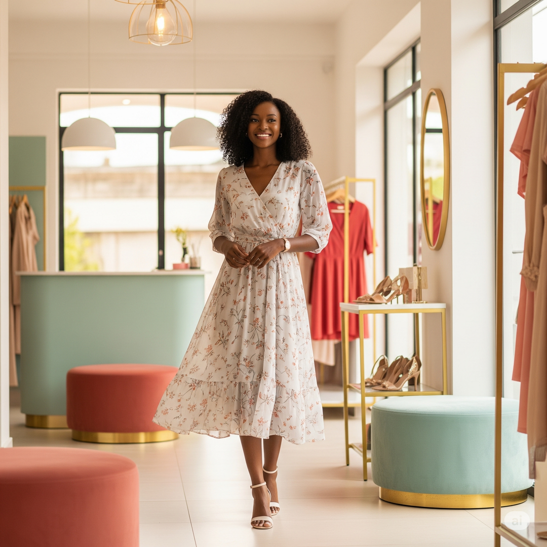 Robe Fleurie Vintage : Rayonnez de Charme cet Été !