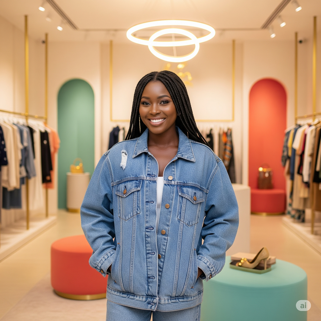 Veste en Jean Oversize