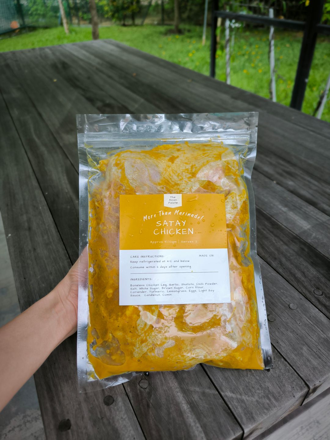 [More Than Marinade] Satay Chicken - 500g marinated boneless chicken leg