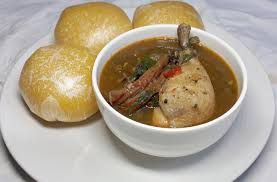 White Soup with Fish, Goat Meat, Beef