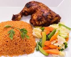 Jellof Rice with Chicken