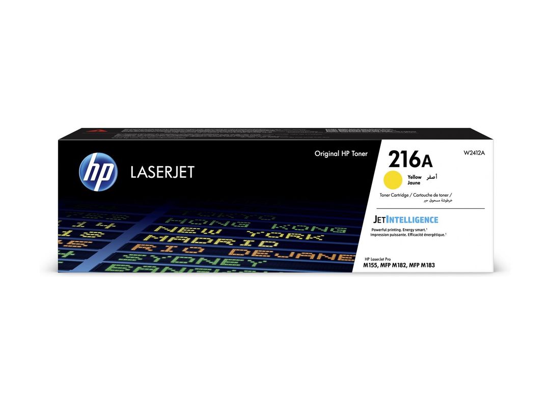 Toner HP LaserJet d'origine 216A Jaune (W2412A)