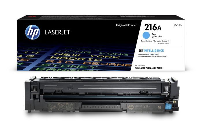 Toner HP LaserJet d'origine 216A Cyan (W2411A) 