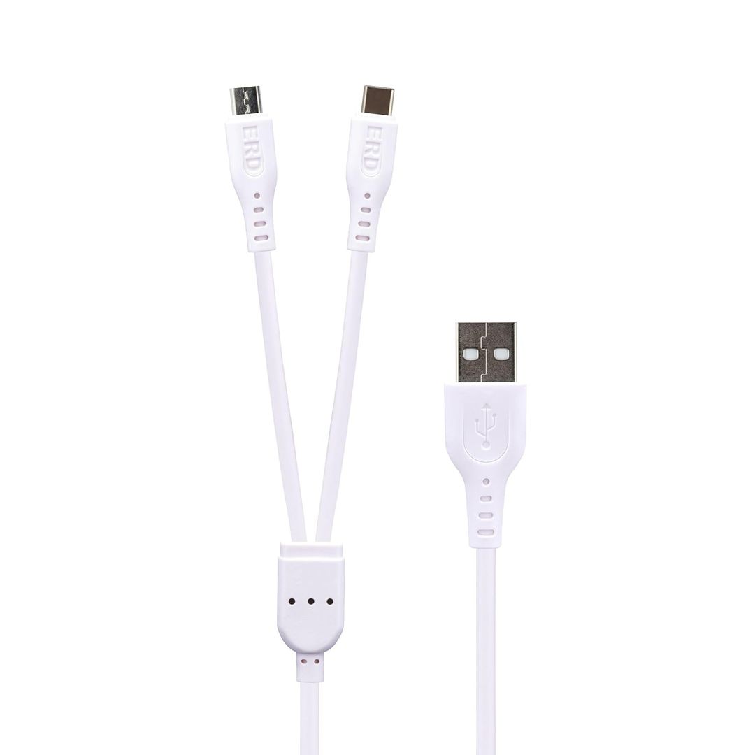 ERD UC-280 (Micro + Type-C) 2 in 1 Cable 1 Meter