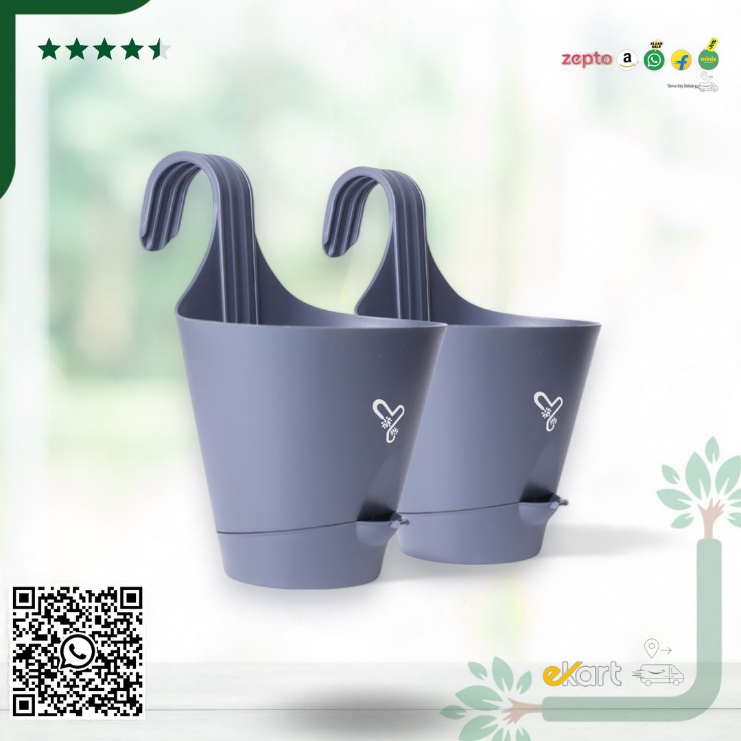 Railing Hook Pot Self-Watering Pot