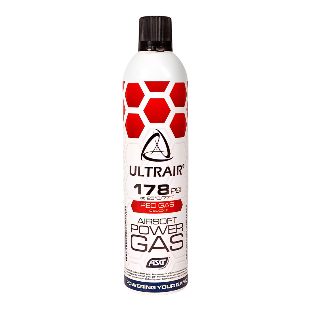 ASG Ultrair Gaz Airsoft Haute Puissance Rouge 178 psi (570ml)