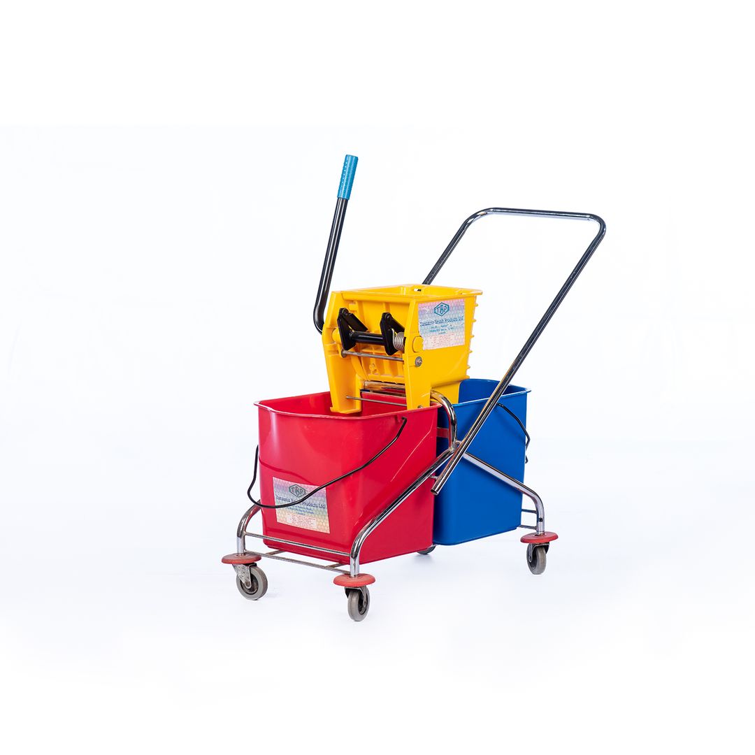 DOUBLE BUCKET MOP TROLLEY - 1366