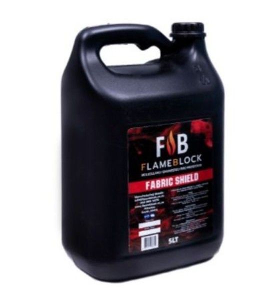 Fabric Shield - fire Retardant for Furniture and Fabrics - 5 Liters
