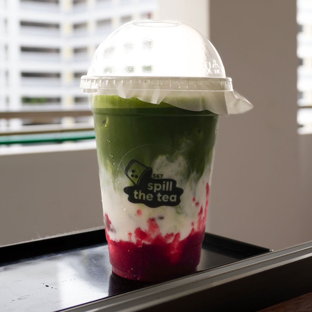 Strawberry Matcha Latte