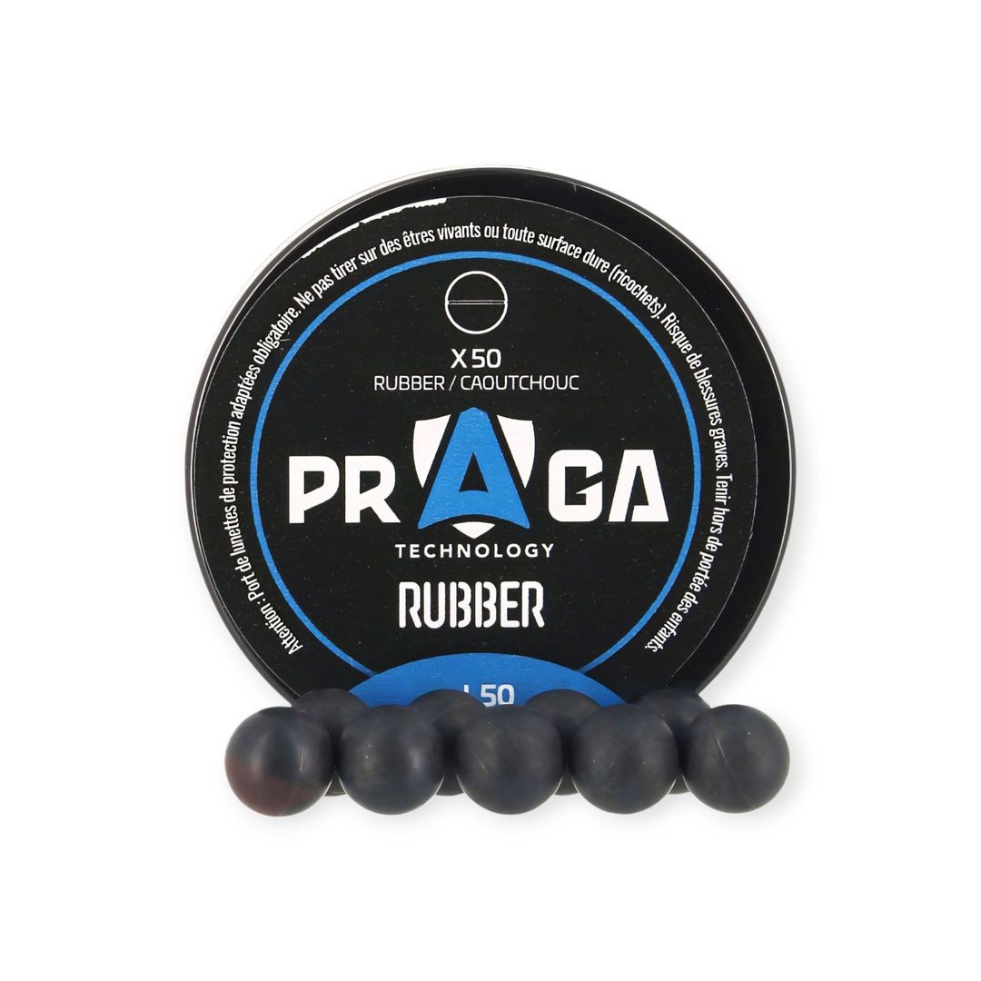 Billes Praga Caoutchouc Cal .50 (x50)