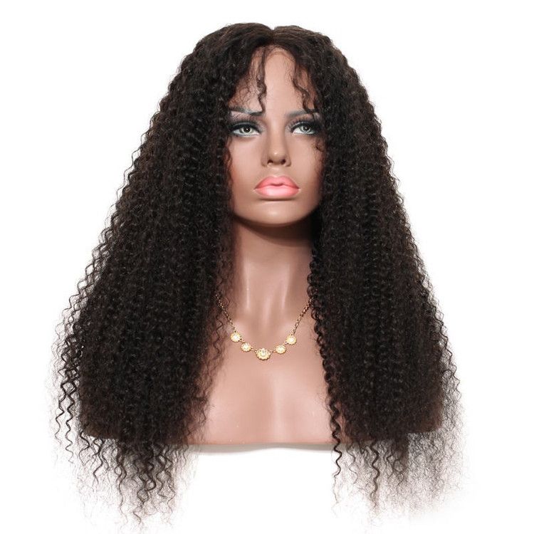 kinky curly full lace wig 24"