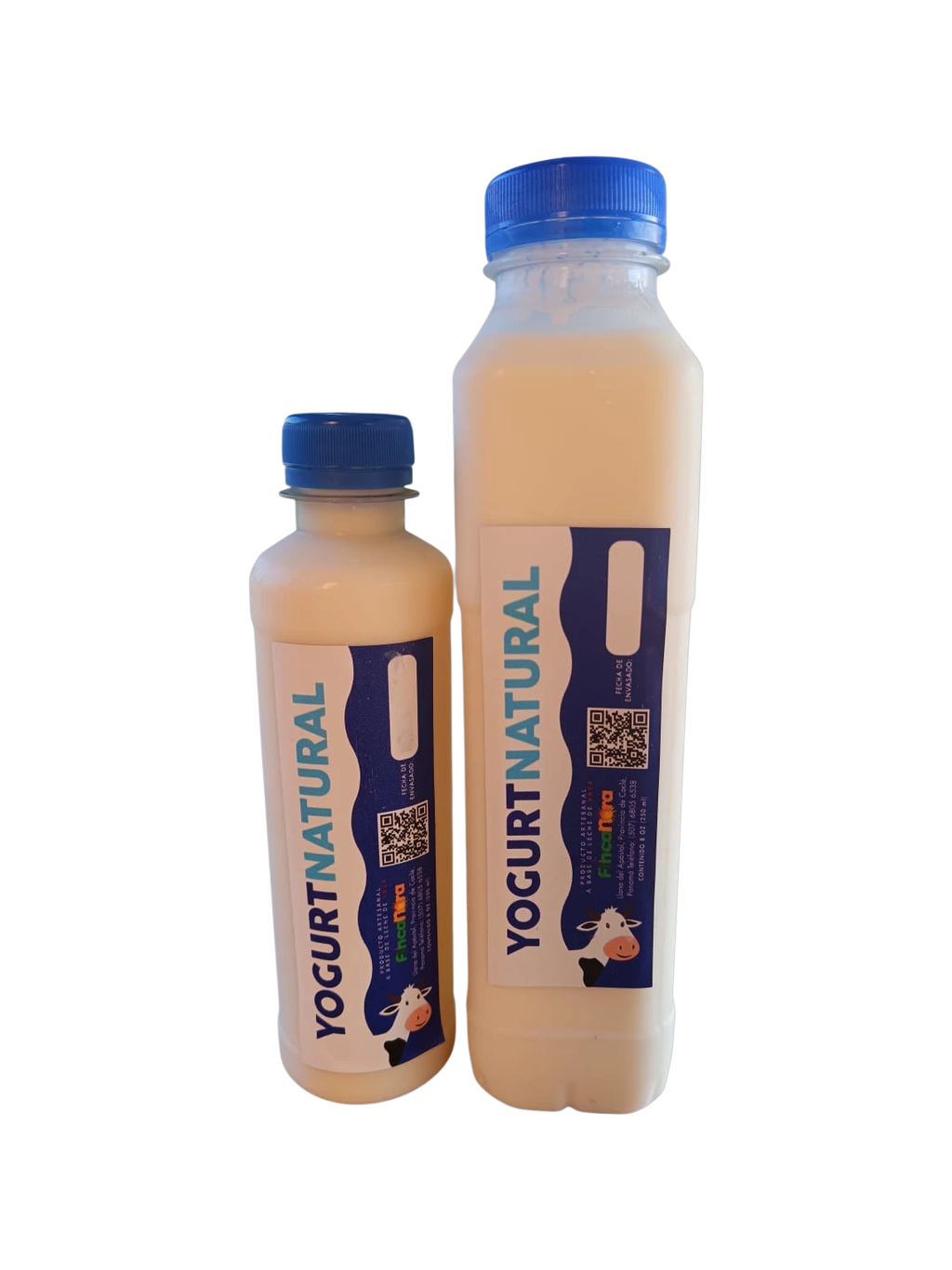 Raw Cow Milk Yogurt Natural 250 ml / Yogur de Vaca Natural 250 ml