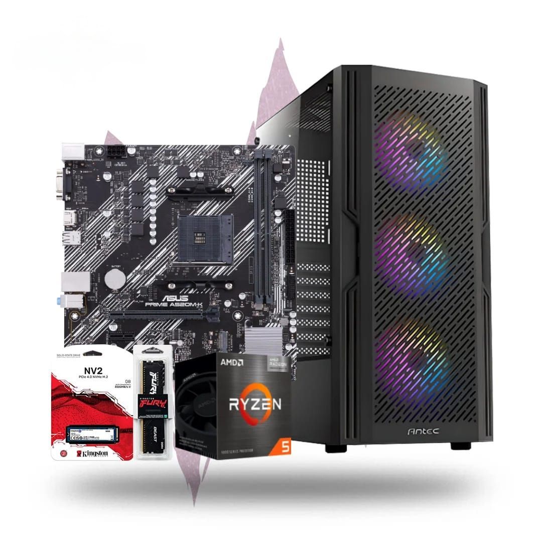 PC RYZEN 5 SERIE 5000 + GRAFICOS RADEON 7
