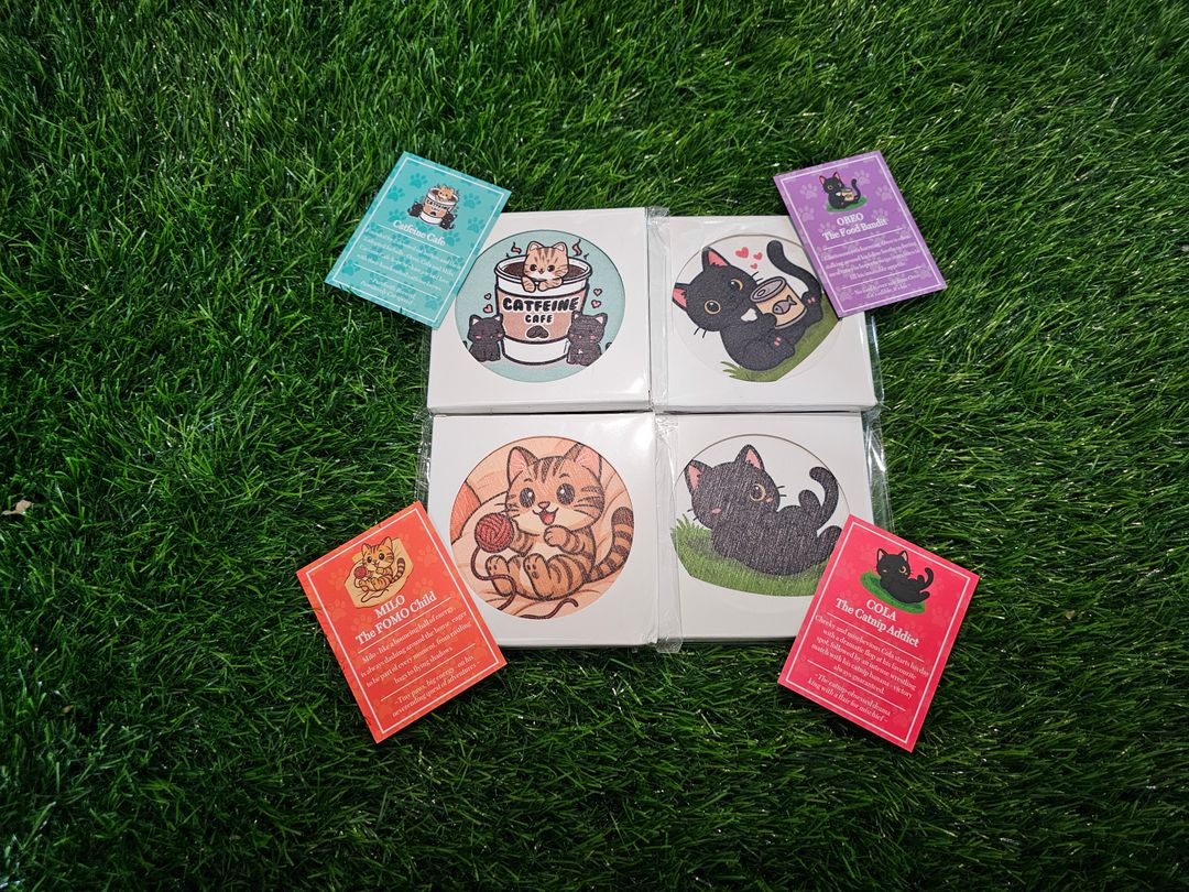 Anniversary Diatomite Coasters Set