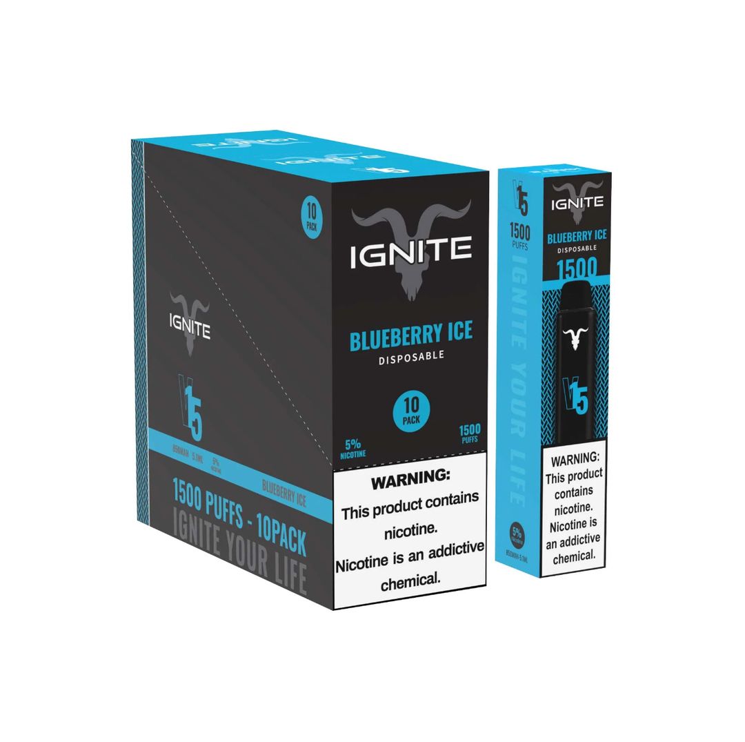 V15 BlueBerry Ice Case (10 Pack)