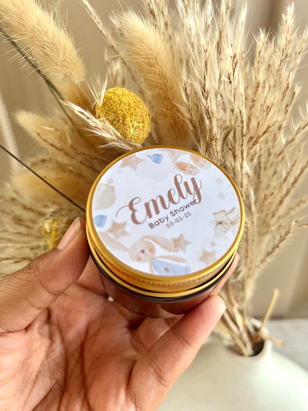Vela 2 oz personalizada