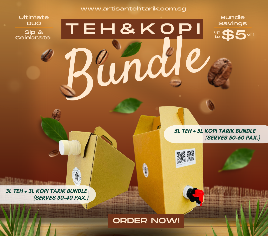 Teh & Kopi Tarik Bundle for 50 to 60 Pax.