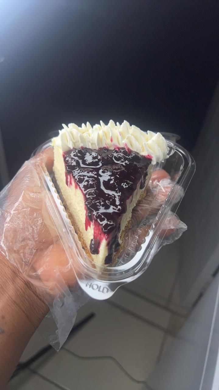 Blueberry Cheesecake Slice