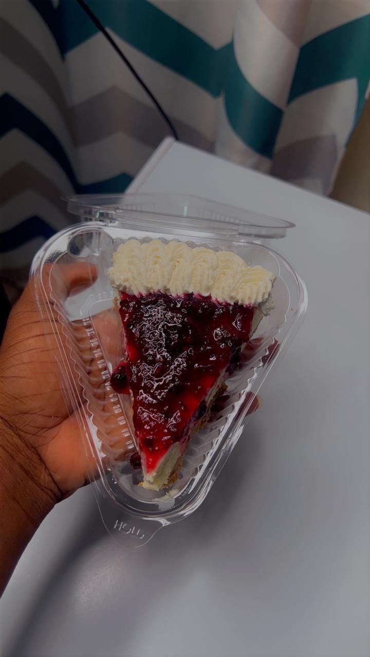 Berry Blast Cheesecake Slice