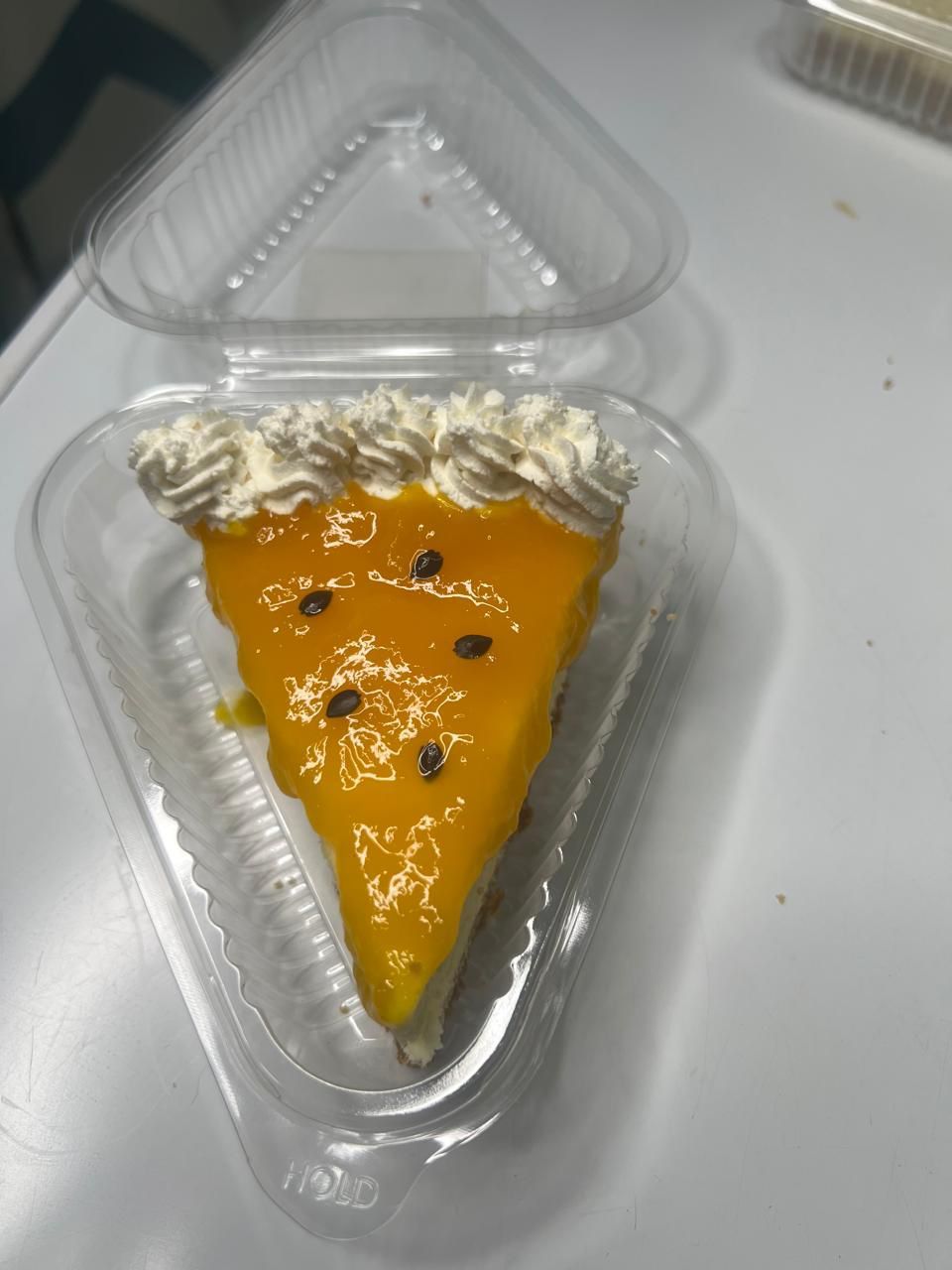 Mango Passion Cheesecake Slice