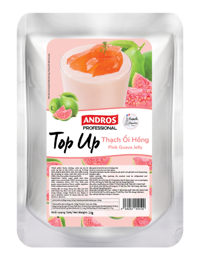 Andros Pink Guava Top Up Jelly 1kg