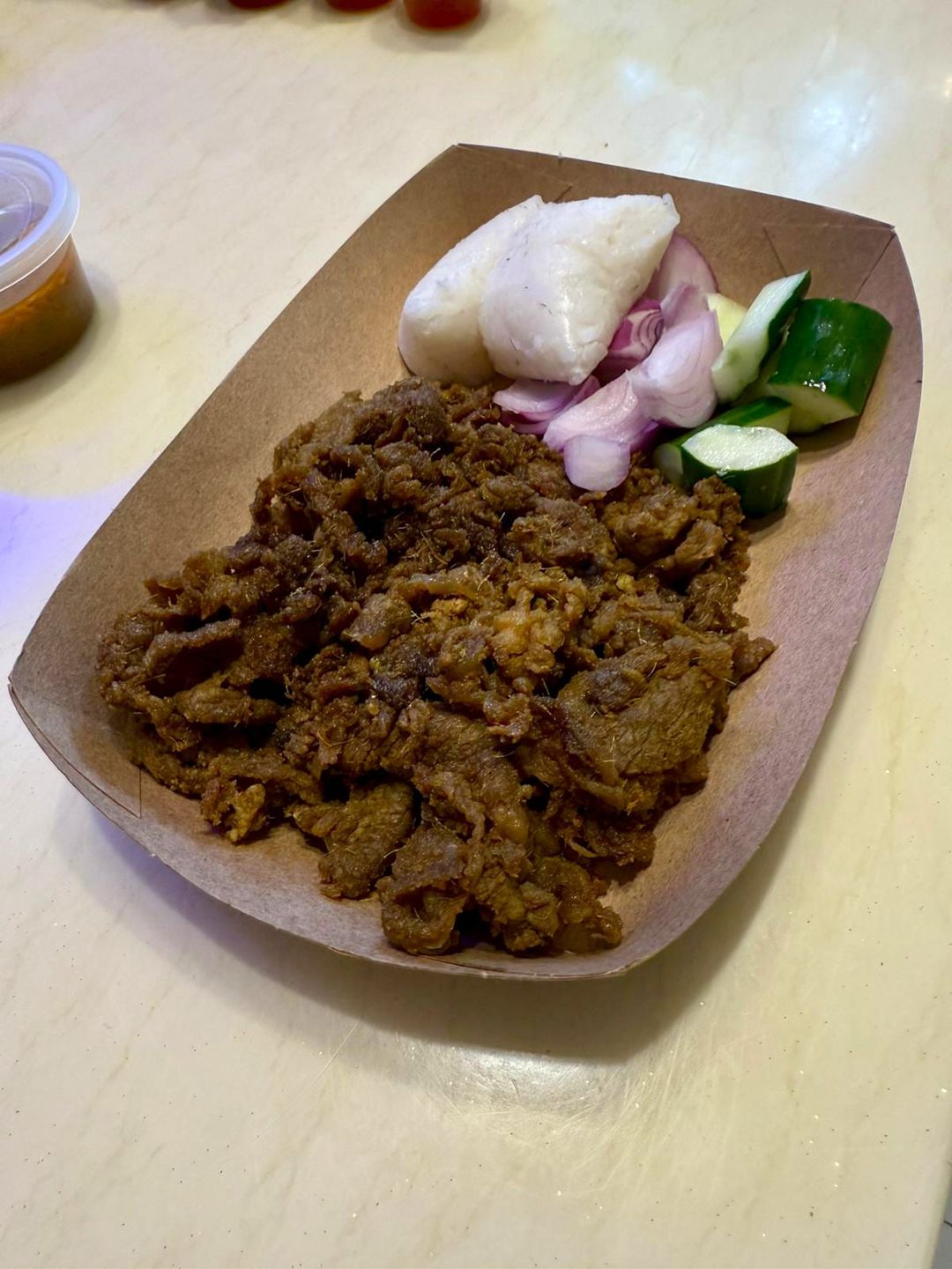 Boat Tray Satay Lembu