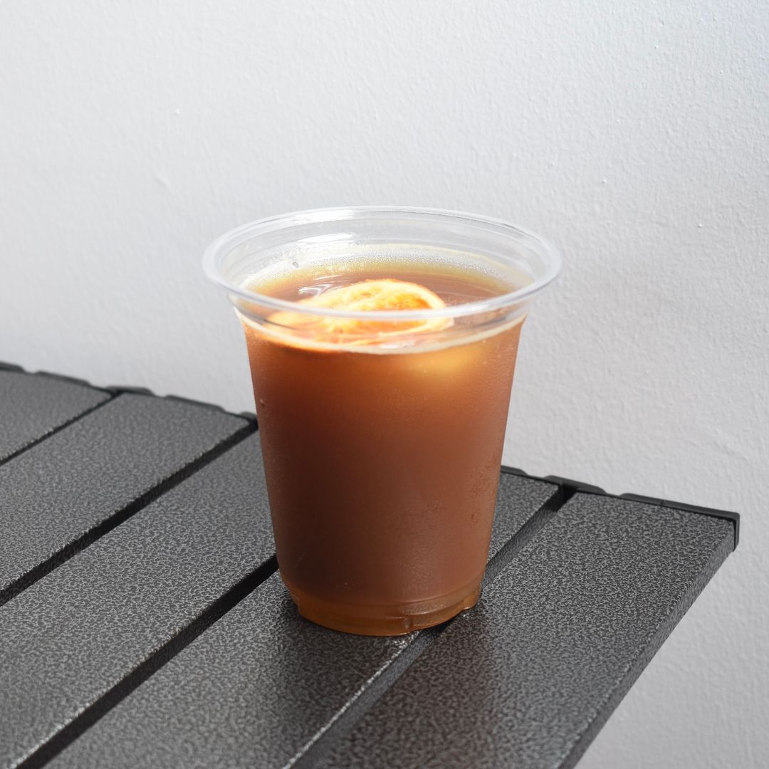 iced yuzu tonic americano