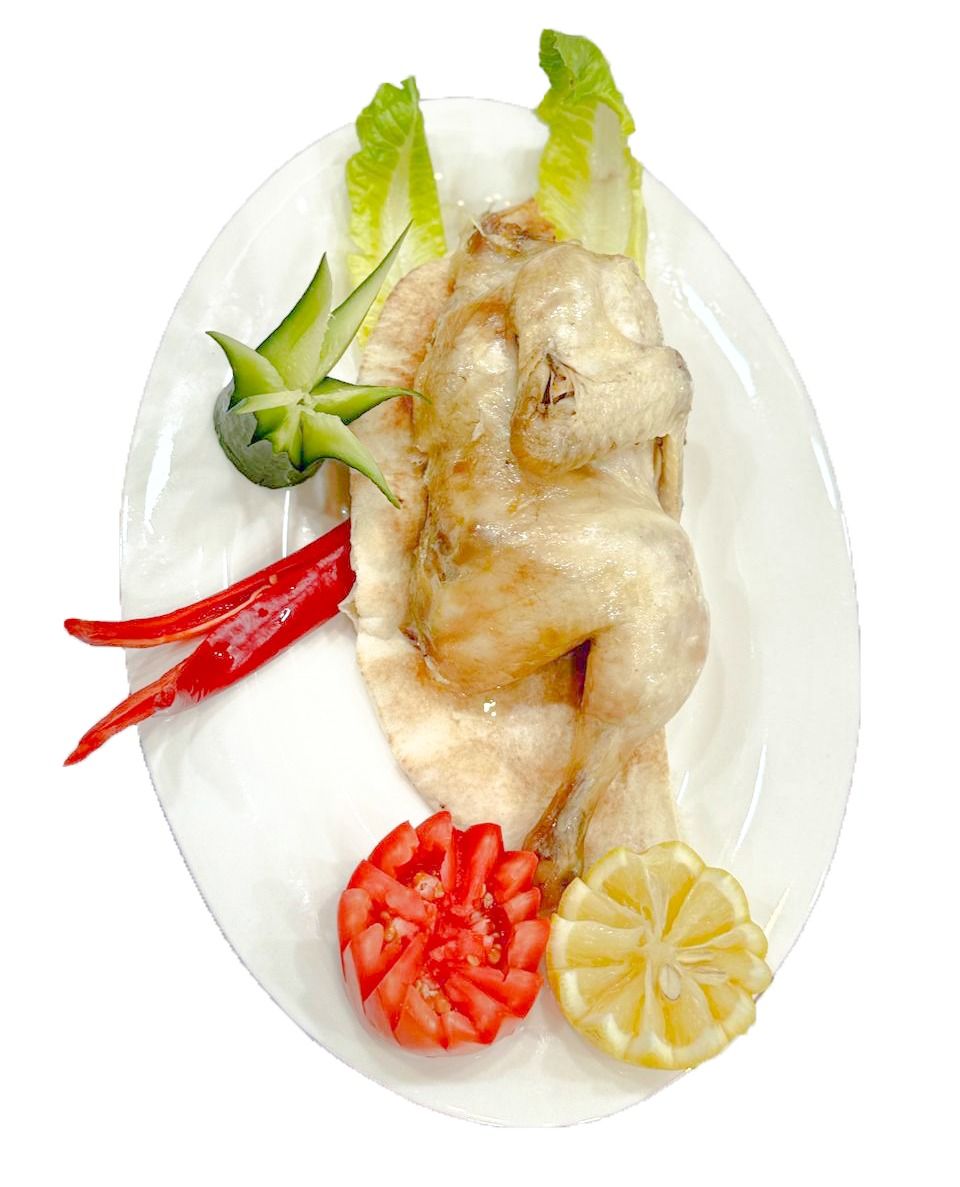 نص دجاج سادة حنيذ