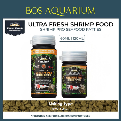 Ultra Fresh Shrimp Delight Shrimps Pro Seafood Patties (60ml/120ml)