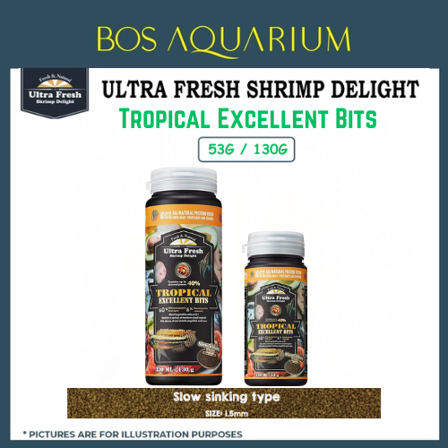 Ultra Fresh Shrimp Delight TROPICAL EXCELLENT BITS 53g / 130g