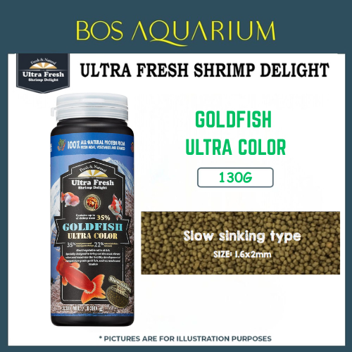 Ultra Fresh Shrimp Delight GOLDFISH ULTRA COLOR 330ML/130G