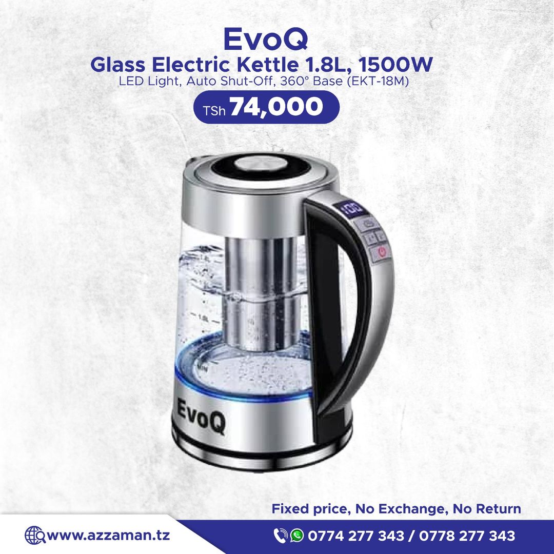 Evoq Glass Electric Kettle 