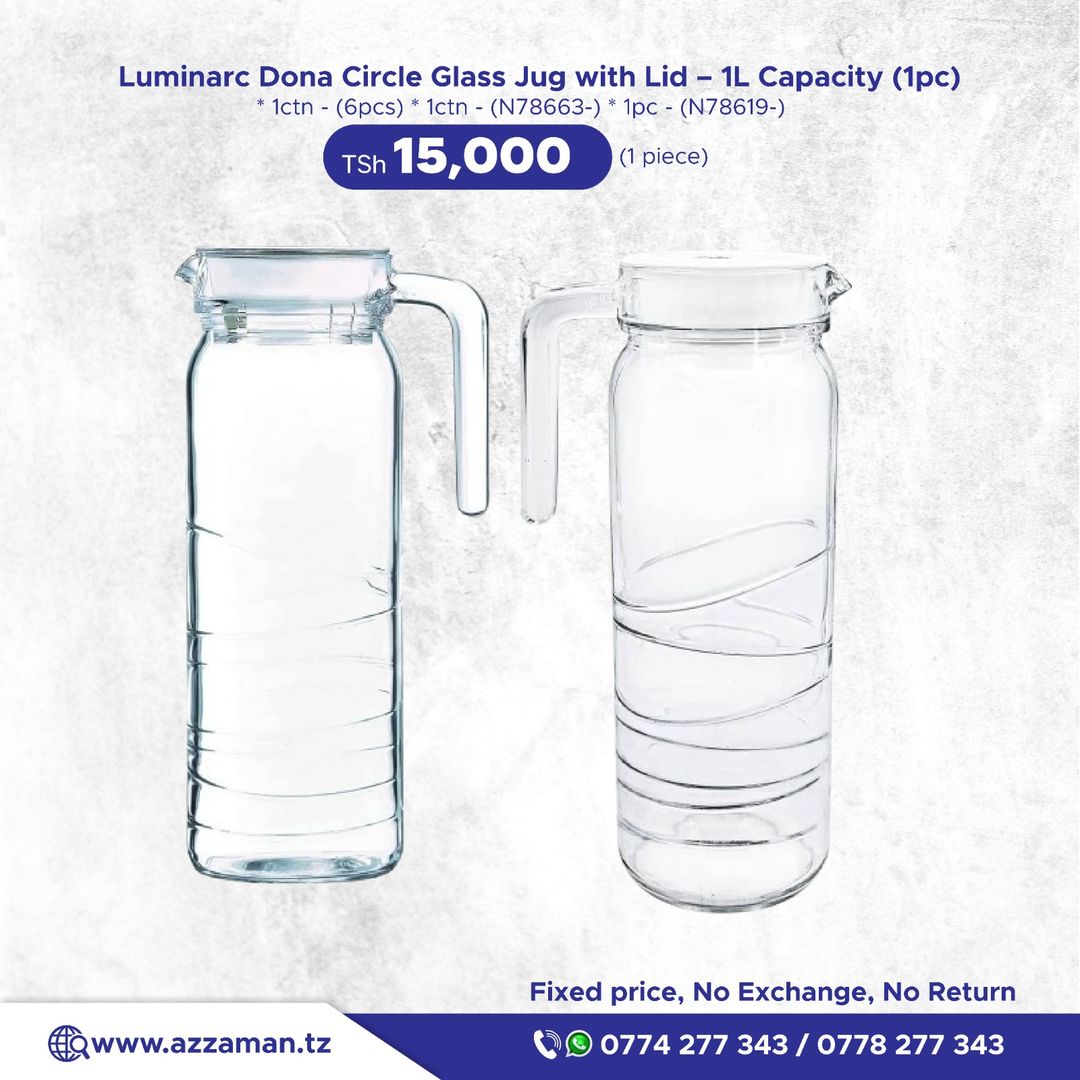 Luminarc Dona Circle Glass Jug 
