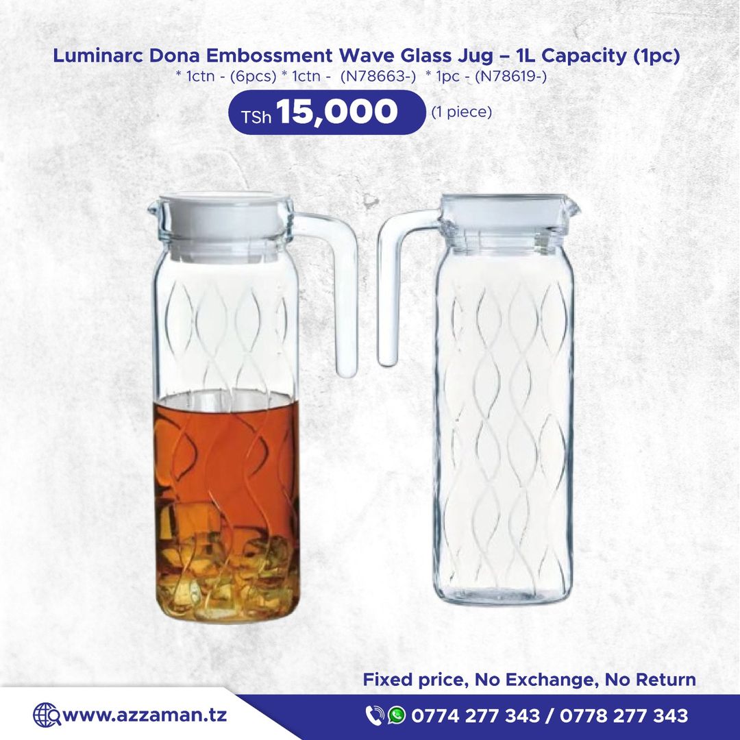 Luminarc Dona wave embossment design Jug 