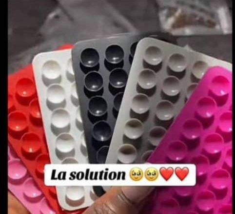 Support ventouse antidérapant pour téléphone 